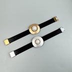 Geometric Leather Snap Bracelet B4234 - view 13