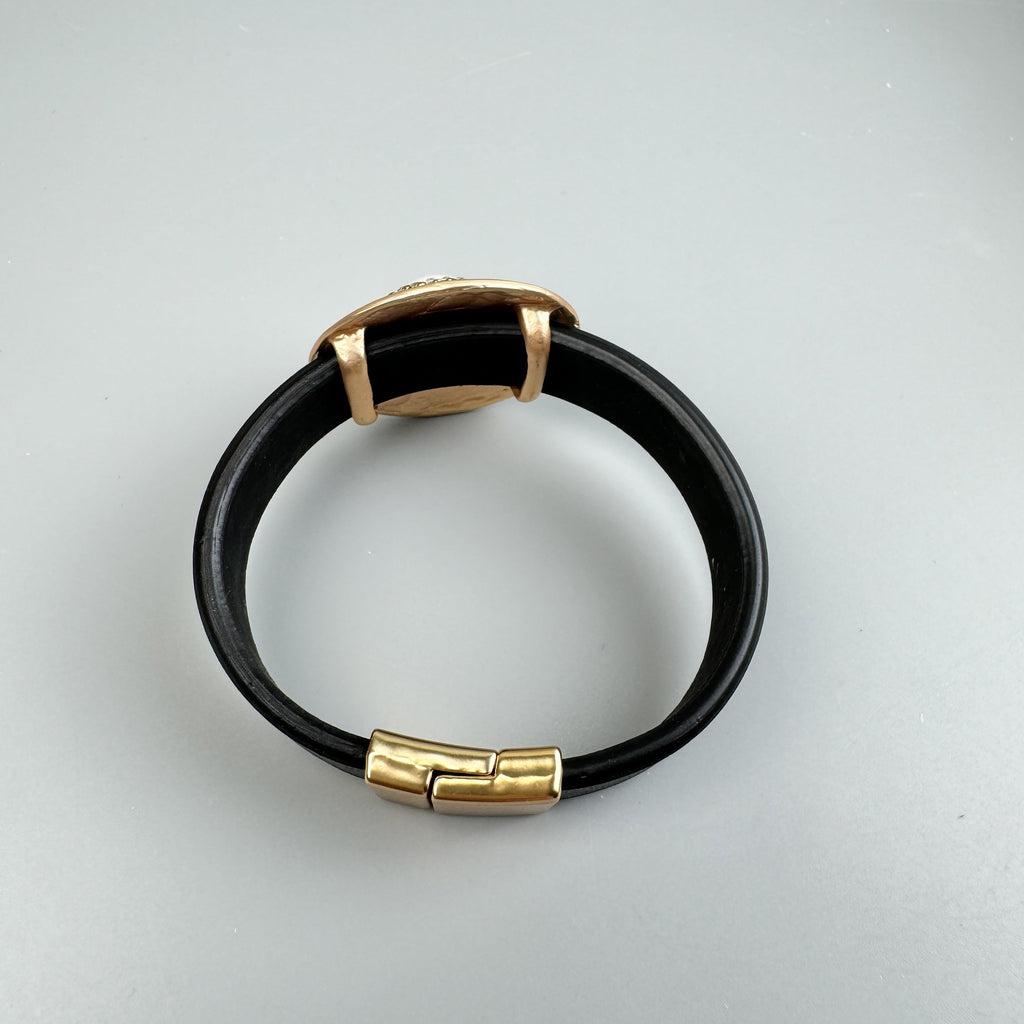 Geometric Leather Snap Bracelet B4234 - view 12