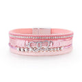 Heart-Shaped Leatherette Magnetic Bracelet B4289 - view 8