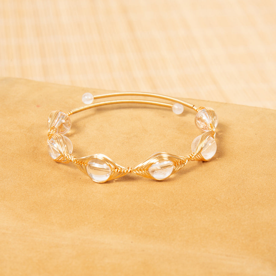 Mixed-Stone Copper Handmade Bracelet B4333