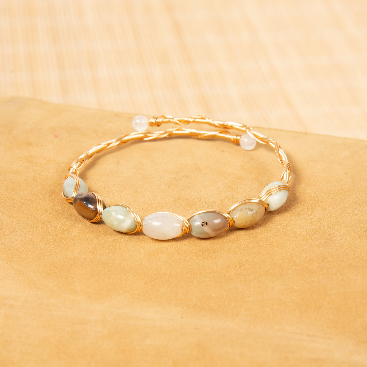 Bohemian Natural Stone Handmade Bracelet B4337 - view 11