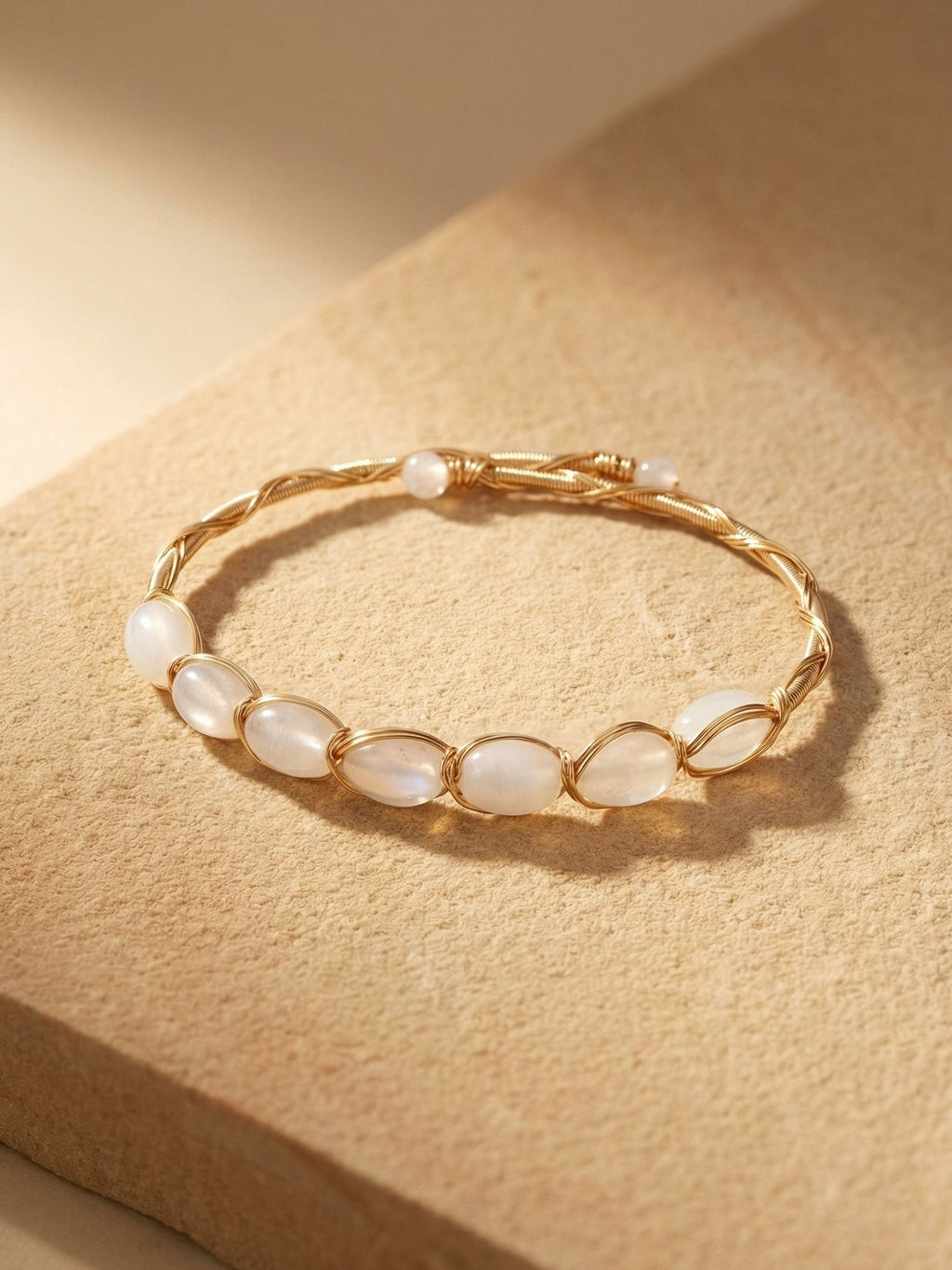 Bohemian Natural Stone Handmade Bracelet B4337 - view 12