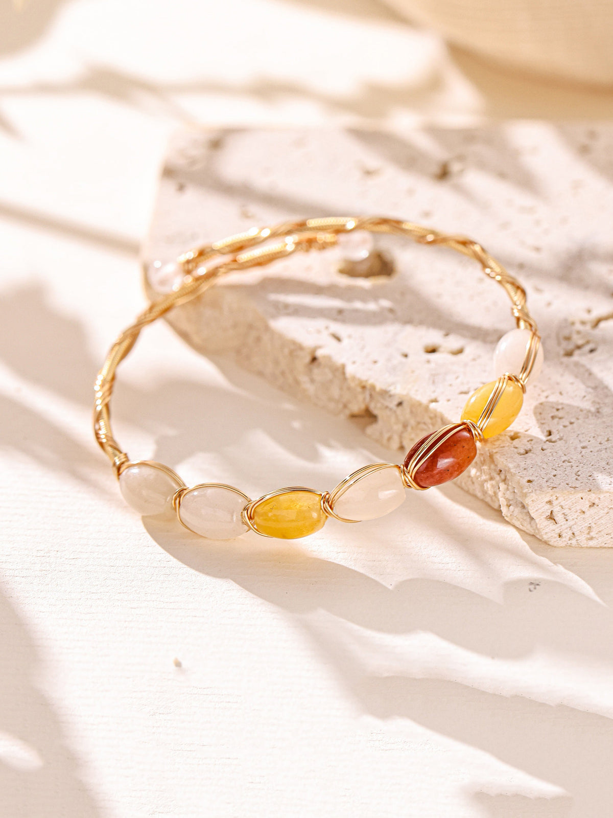 Bohemian Natural Stone Handmade Bracelet B4337 - view 6