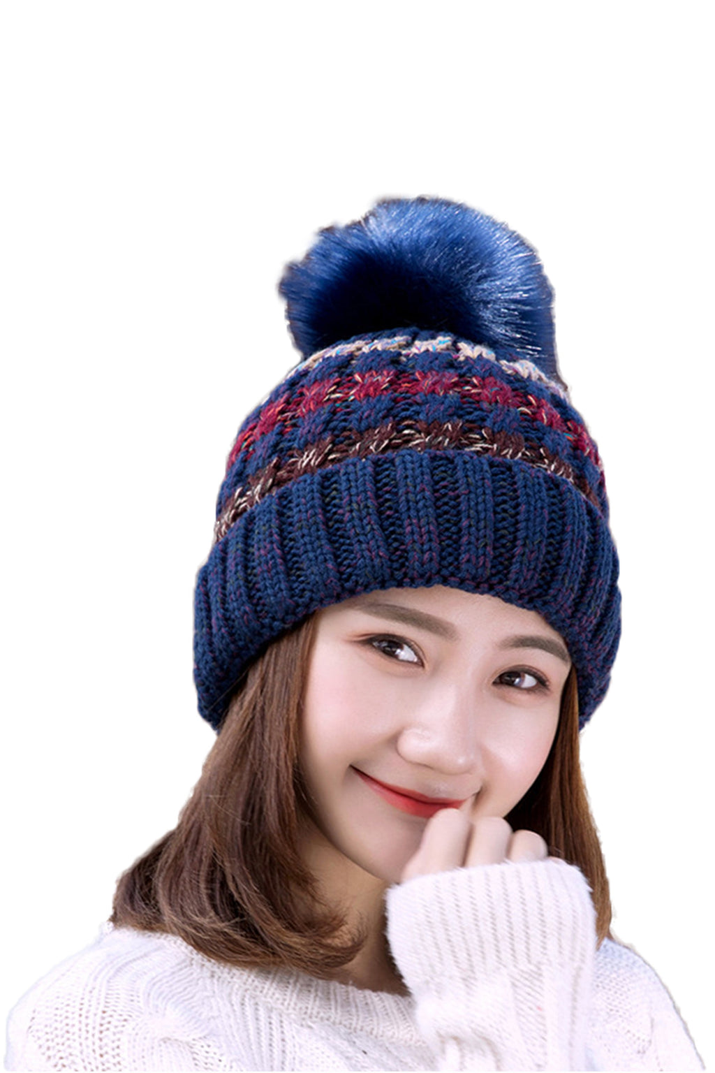 PomPom Warm Knitted Beanie C0053