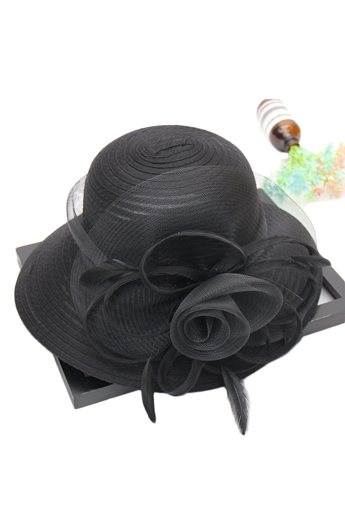 Floral Fedora Hat C0104
