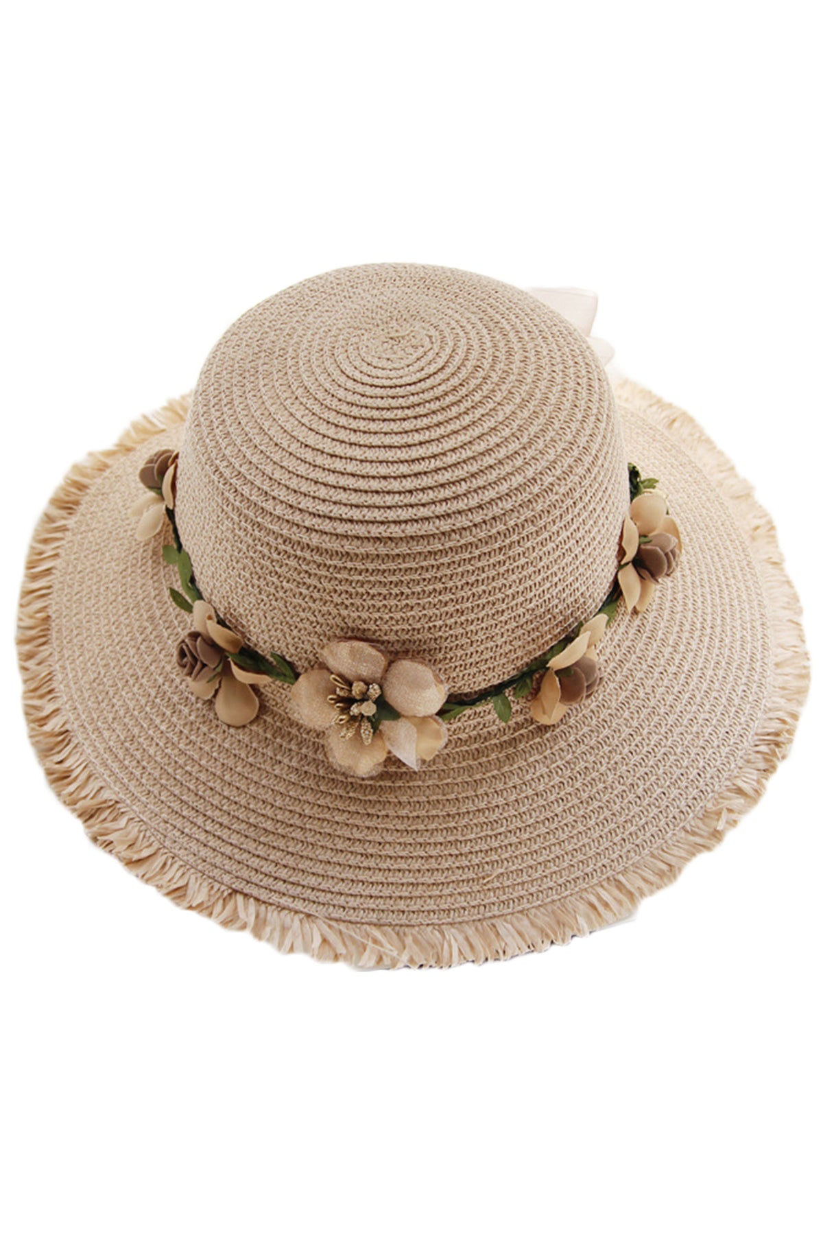 Summer Beach Flower Straw Hats  C0118