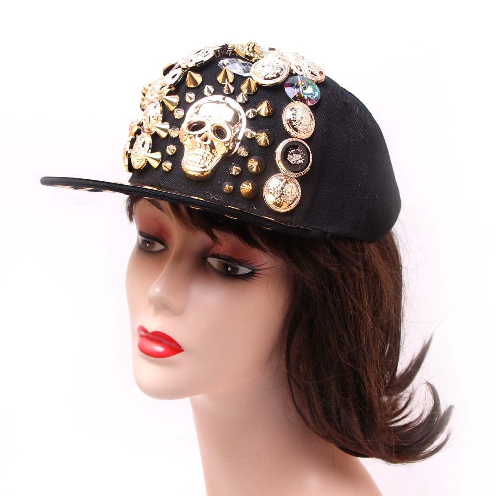 Skull Coins Leopard Cap C0183