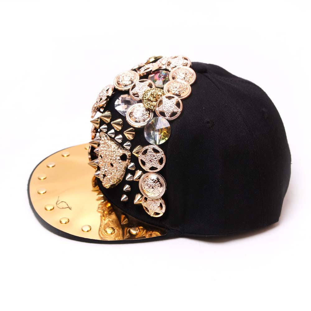 Skull Coins Leopard Cap C0183