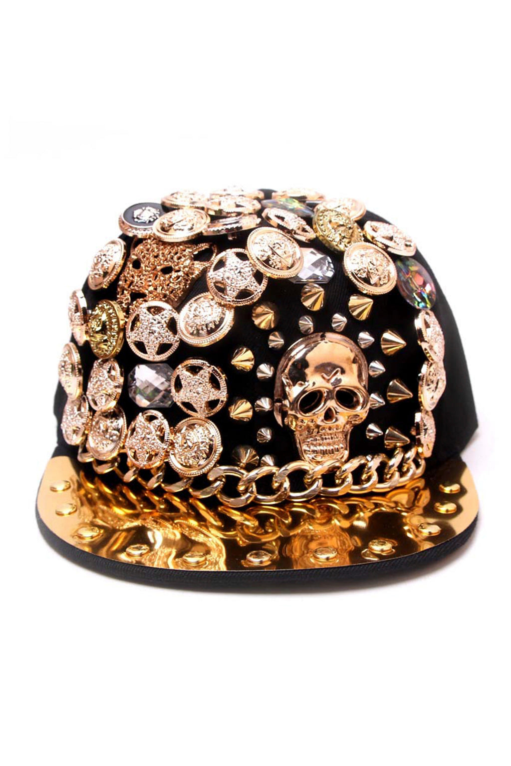 Skull Coins Leopard Cap C0183