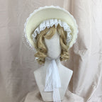 Floral Lolita Straw Hat C0204