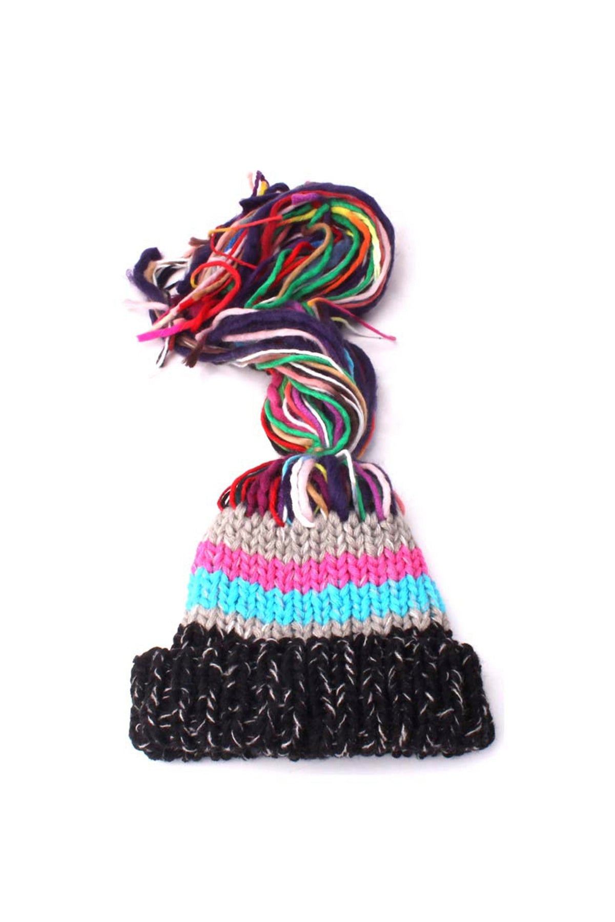 Tassel Knitted Beanie C0228