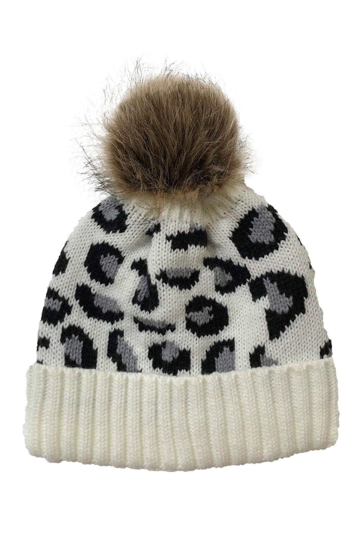 Animal Pattern Knitted Beanie C0229
