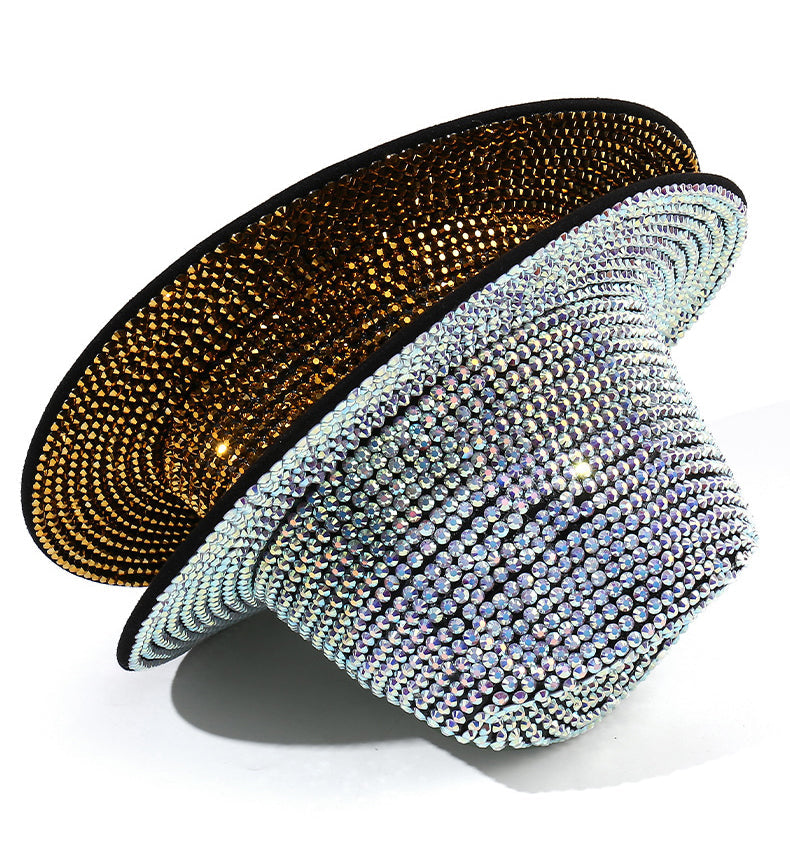 Rhinestone Top Hat C0300