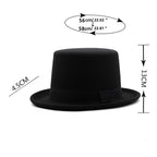 Pearl Stove-Pipe Hat C0574