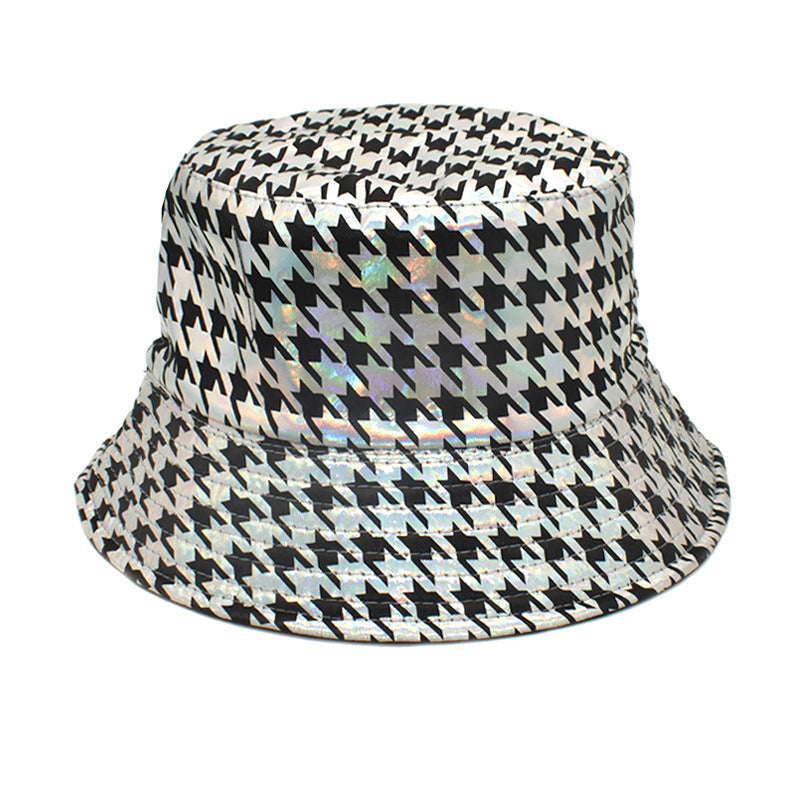 Houndstooth Printed Fishman Cap C0626