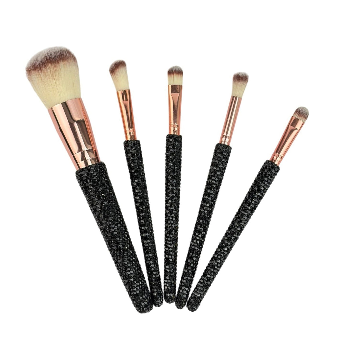 5-Piece Ceramic Rhinestone Makeup Brush Set CR0016 - view 11