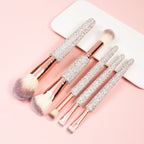5-Piece Ceramic Rhinestone Makeup Brush Set CR0017