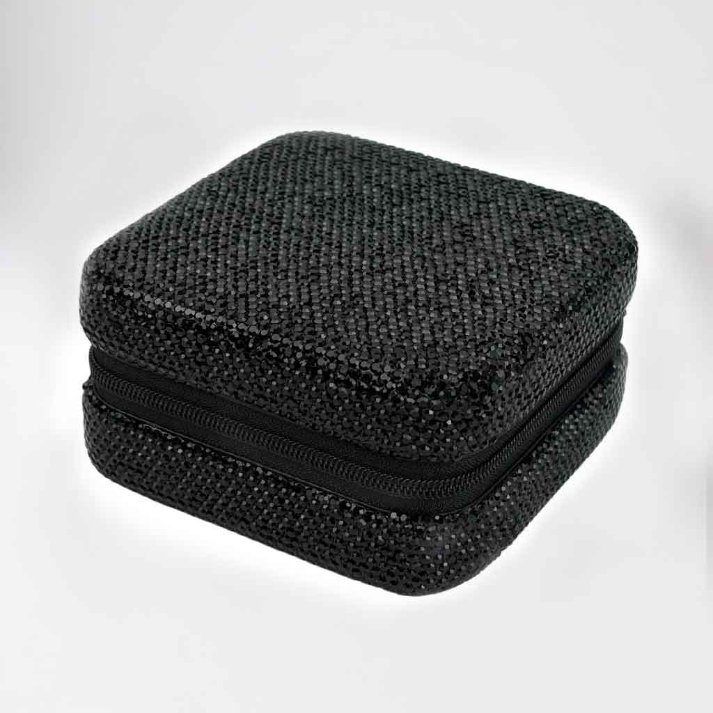 Ceramic Rhinestone Travel Jewelry Box CR0025 - view 4