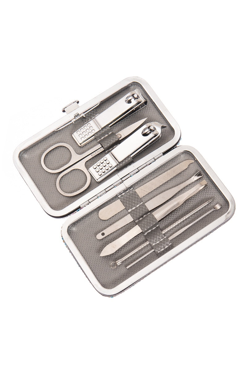 Ceramic Rhinestone Nail Clipper Set CR0035 - view 2
