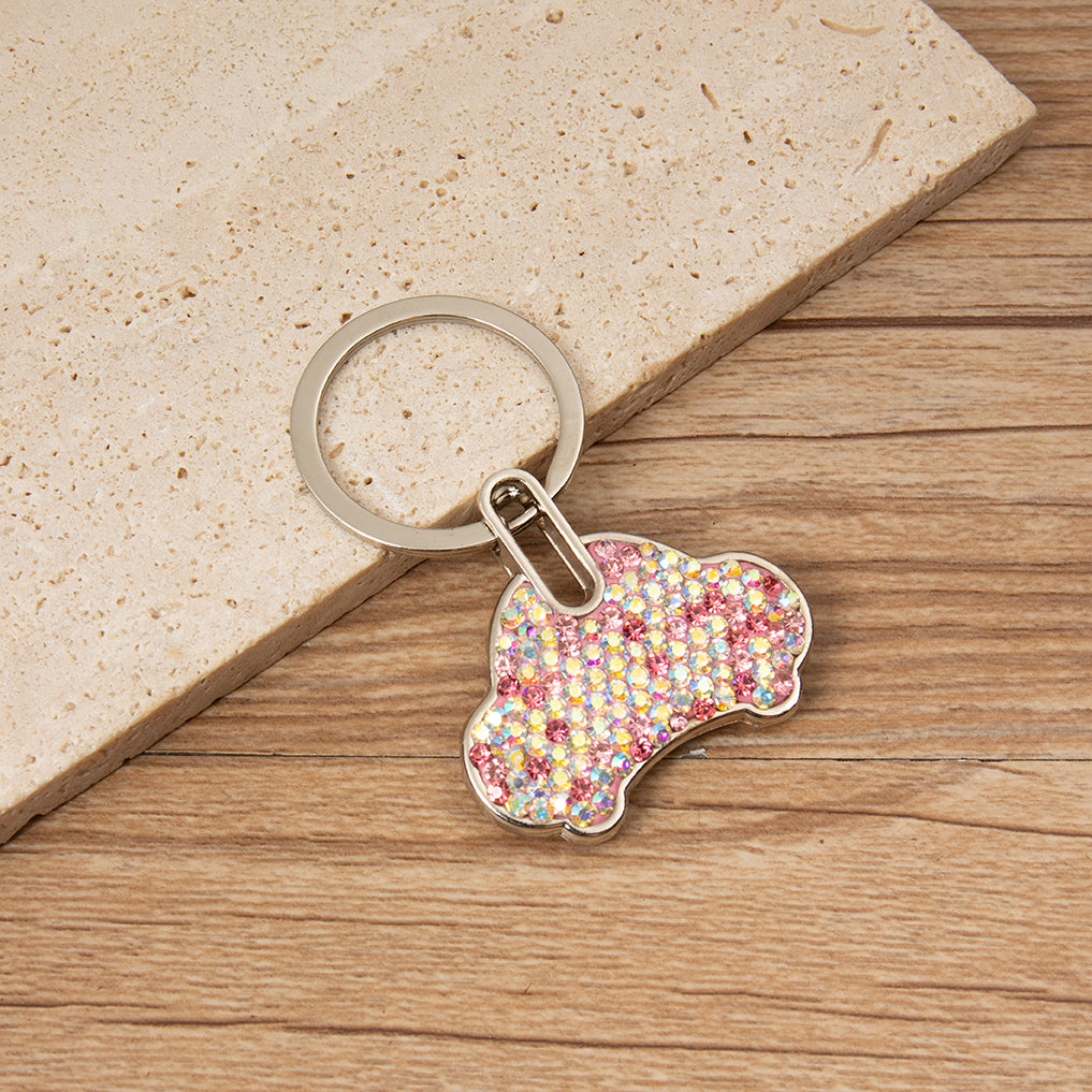 Ceramic Rhinestone Car Keychain CR0064 - view 7