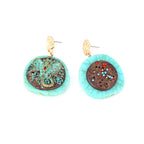 Geometric Elephant Resin Earrings E6686