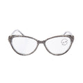 Handmade Rhinestone Cat-Eye Reader Glasses G0399-Grey - view 2