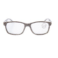 Handmade Rhinestone Rectangle Reader Glasses G0540-Grey - view 3