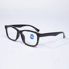 Handmade Rhinestone Rectangle Reader Glasses G0540-Black - view 2