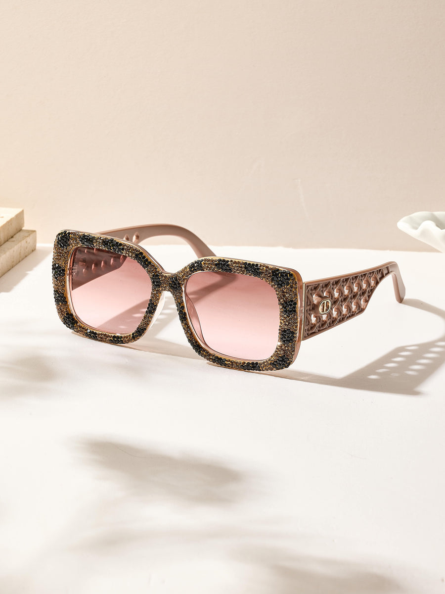 Handmade Rhinestone Sunglasses G0557