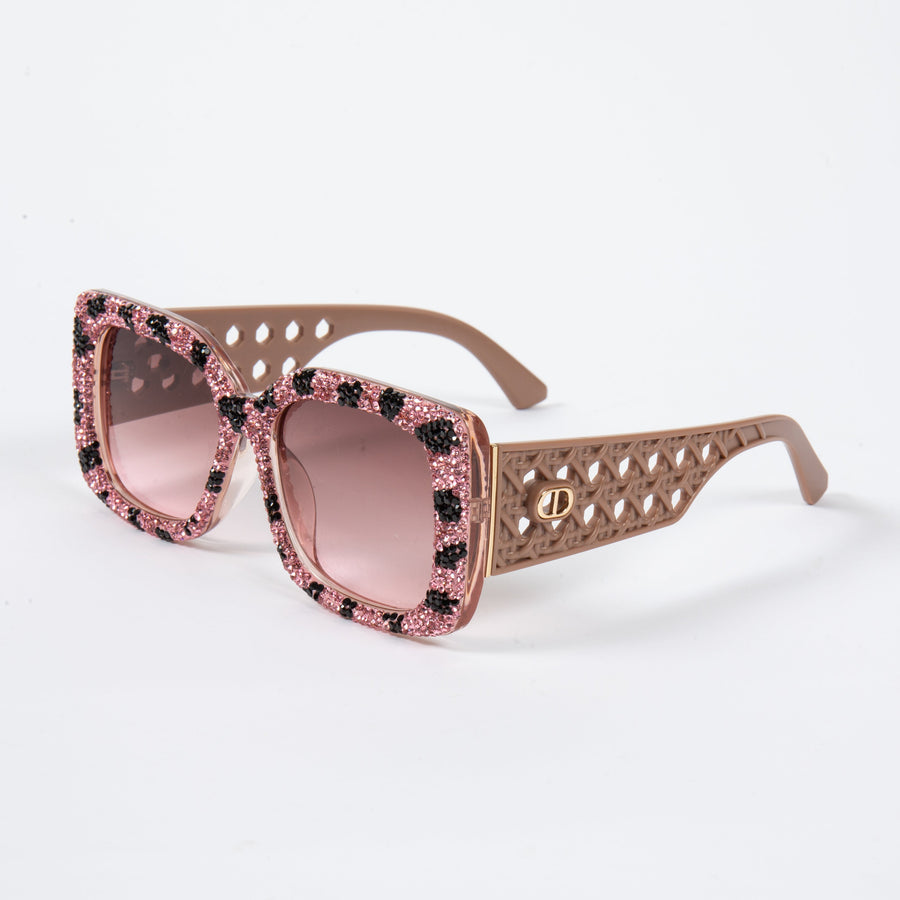 Handmade Rhinestone Sunglasses G0557