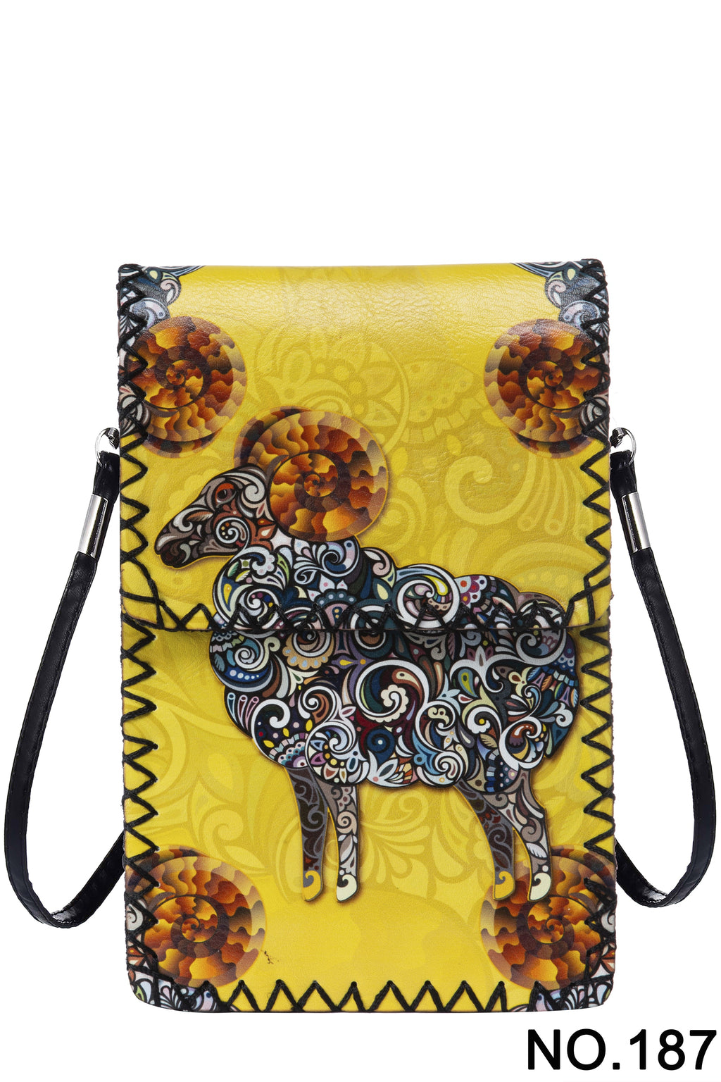Sheep Print Crossbody Bag HB0580 - No. 187 - view 2