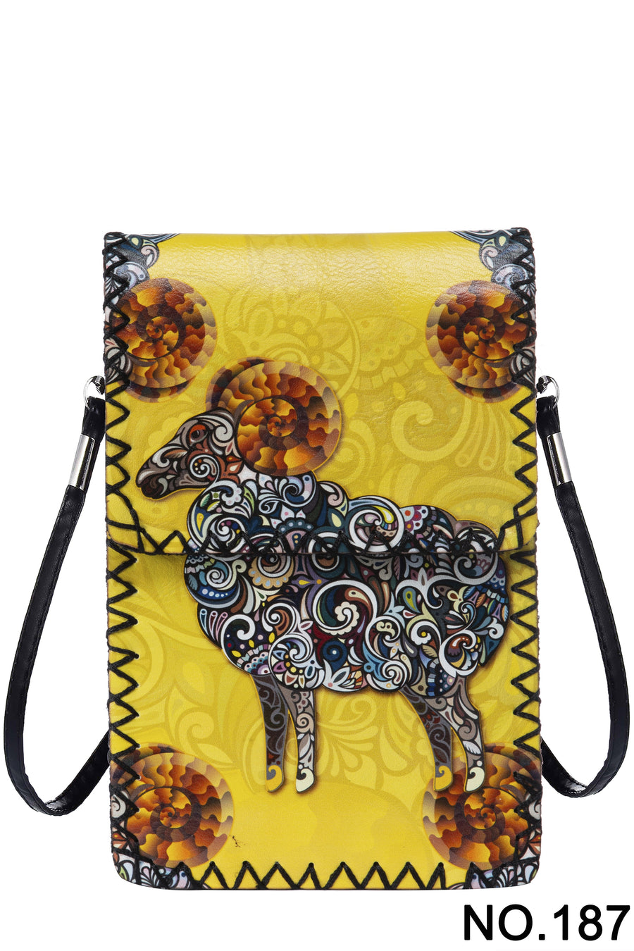 Sheep Print Crossbody Bag HB0580 - No. 187