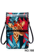 Floral Giraffe Print Crossbody Bag HB0580 - No. 188 - view 2
