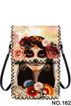Dia De Los Muertos Girl Printed Crossbody HB0580 - No. 162 - view 2