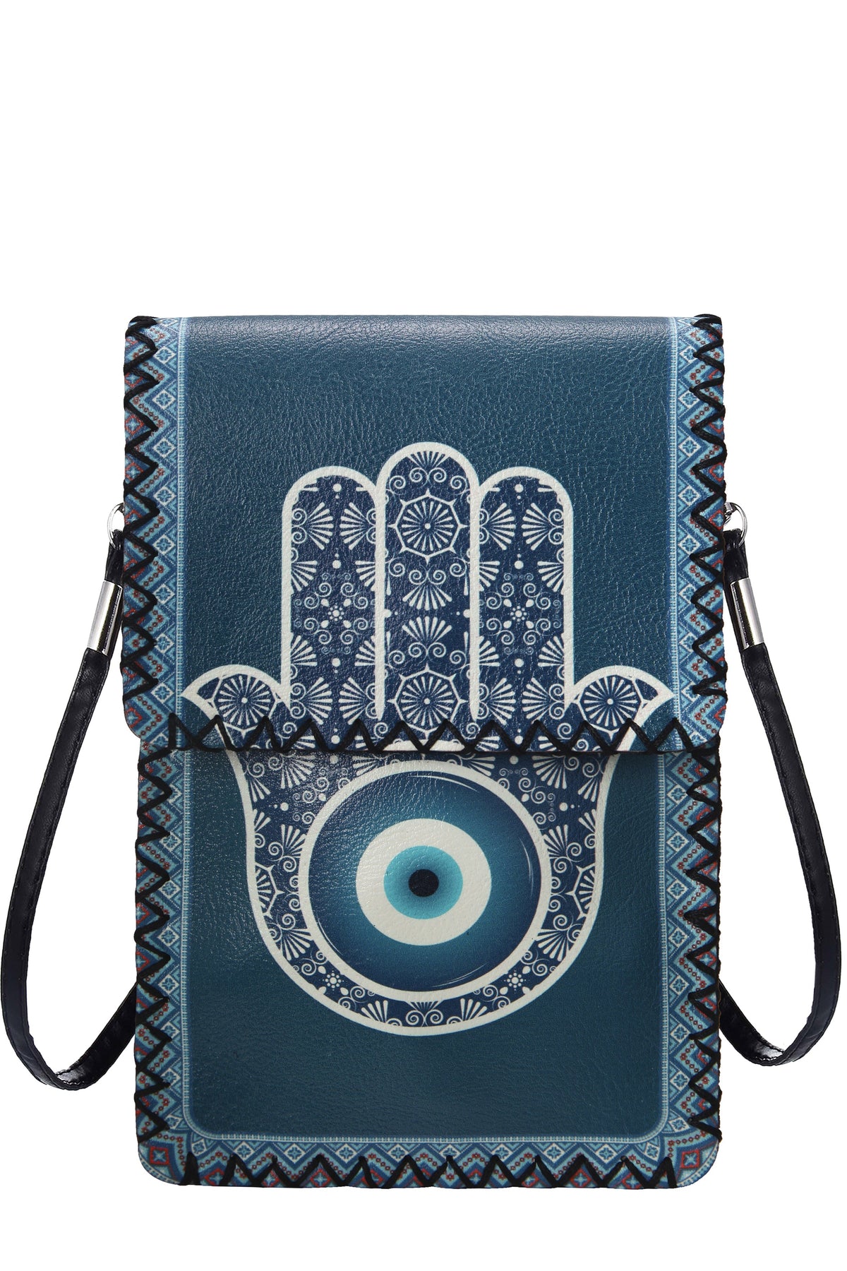 Palm Evil Eye Print Crossbody HB0580 - NO.128
