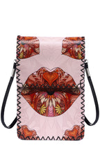 Lips Print Crossbody Bag HB0580 - No. 132 BK - view 2