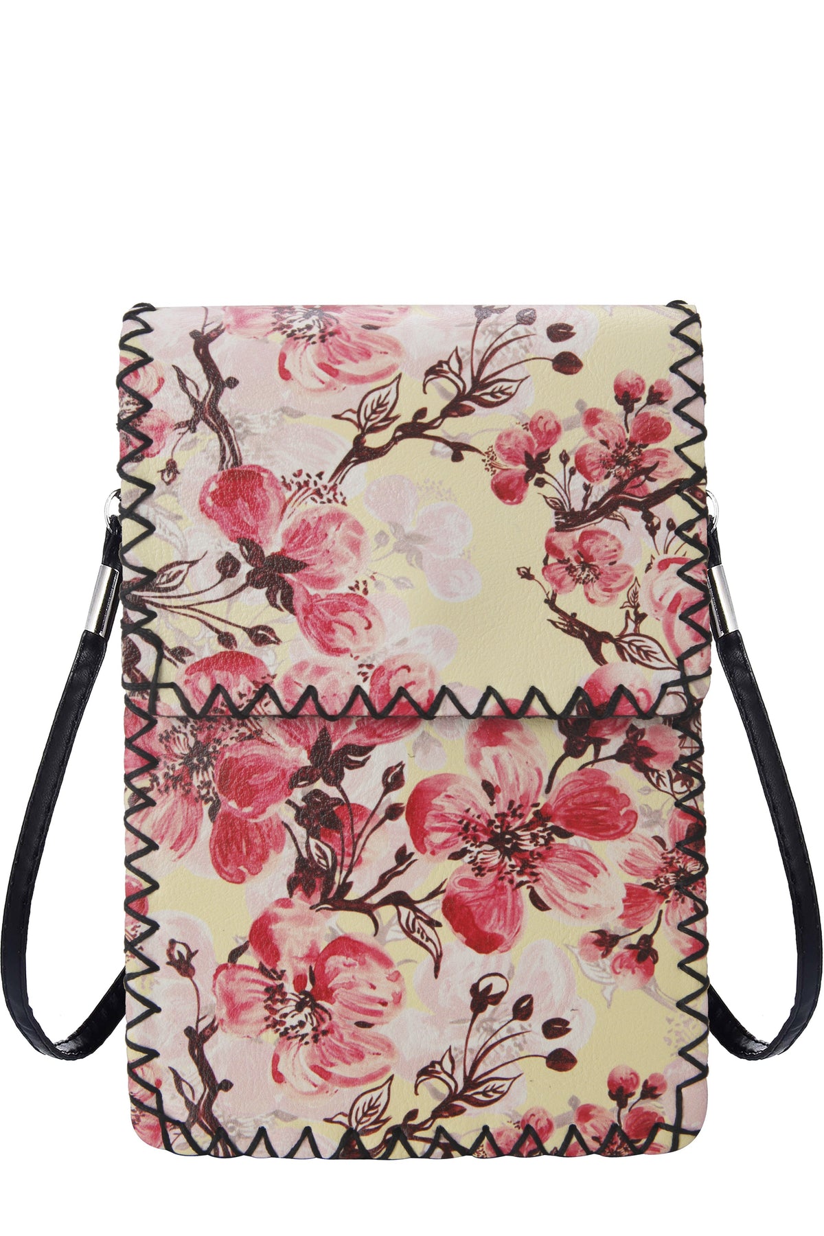 Blossom Print Hand-Stitched Crossbody Bag HB0580 - No. 138