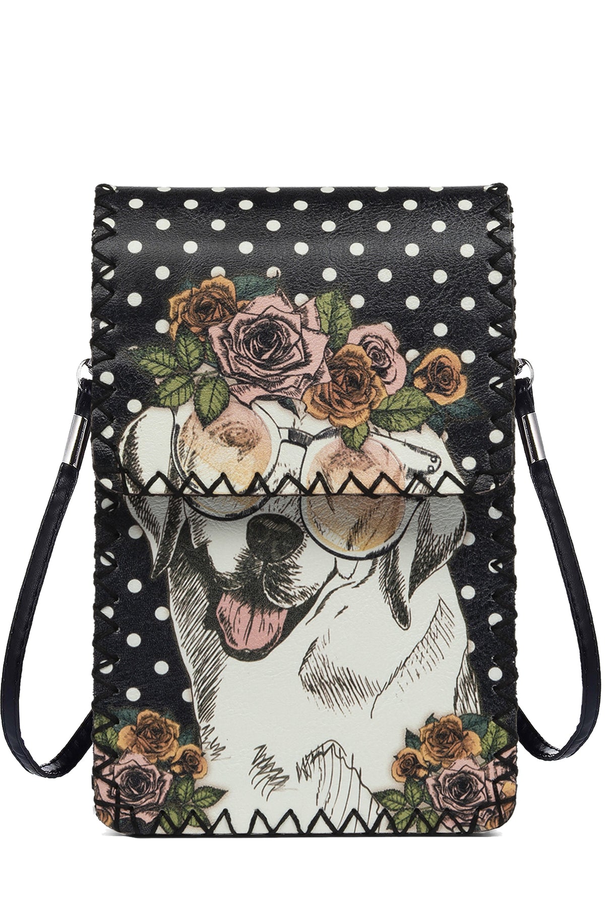 Floral Dog Printed Crossbody HB0580 - No. 150