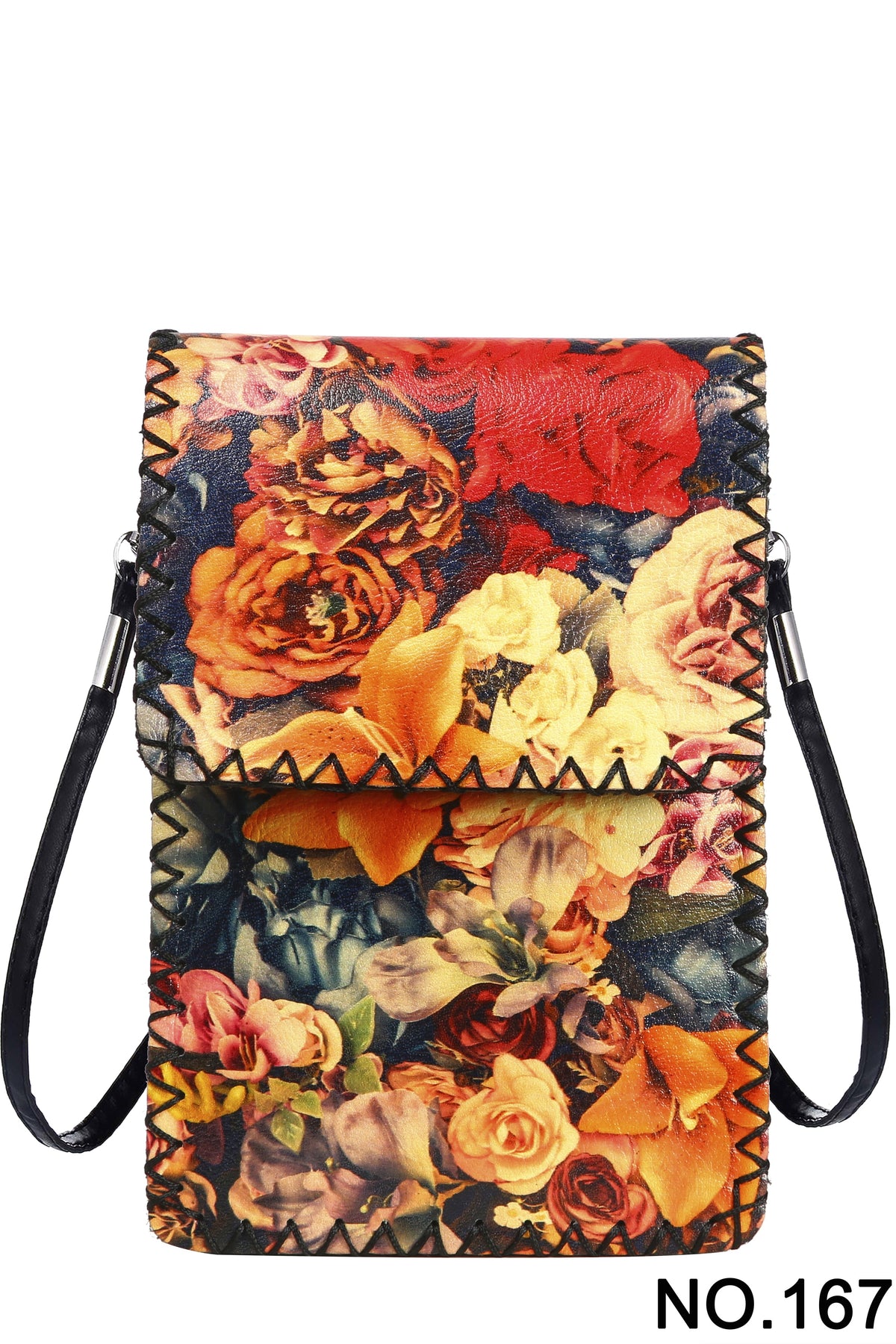 Floral Print Crossbody Bag HB0580 - No. 167 - view 2