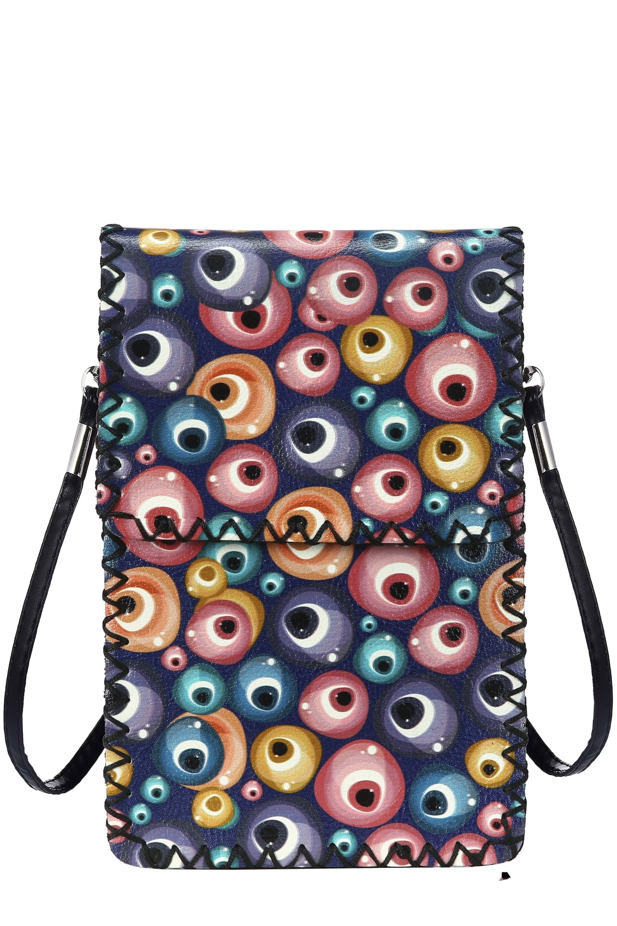 Evil Eyes Print Crossbody Bag HB0580 - No. 175