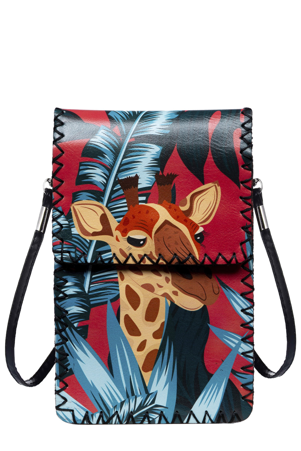 Floral Giraffe Print Crossbody Bag HB0580 - No. 188