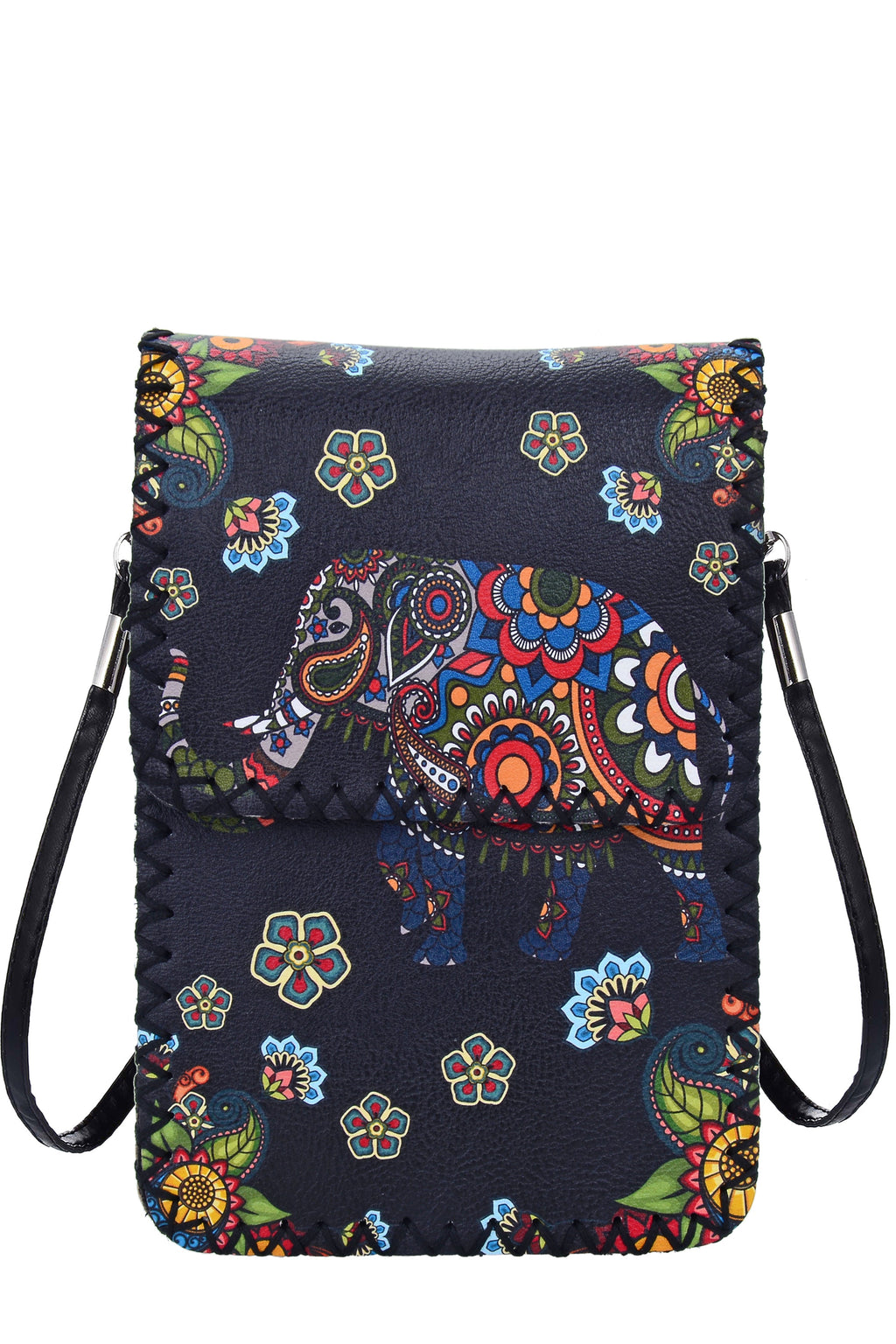 Floral Elephant Printed Crossbody HB0580 - No. 66
