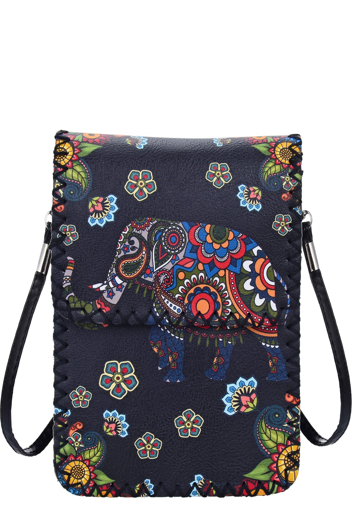 Floral Elephant Printed Crossbody HB0580 - No. 66