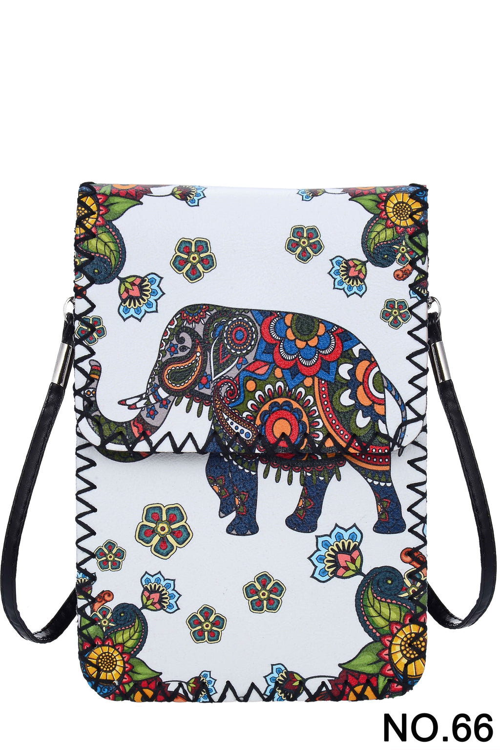 Floral Elephant Printed Crossbody HB0580 - No. 66 - view 5