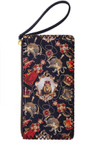Crowned Lion Printed Wristlet HB0581 - NO.87