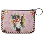 Floral Horse Print Hand-Stitched Coin Purse HB0665 - No. 49 - view 6