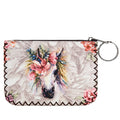 Floral Horse Print Hand-Stitched Coin Purse HB0665 - No. 49 - view 7