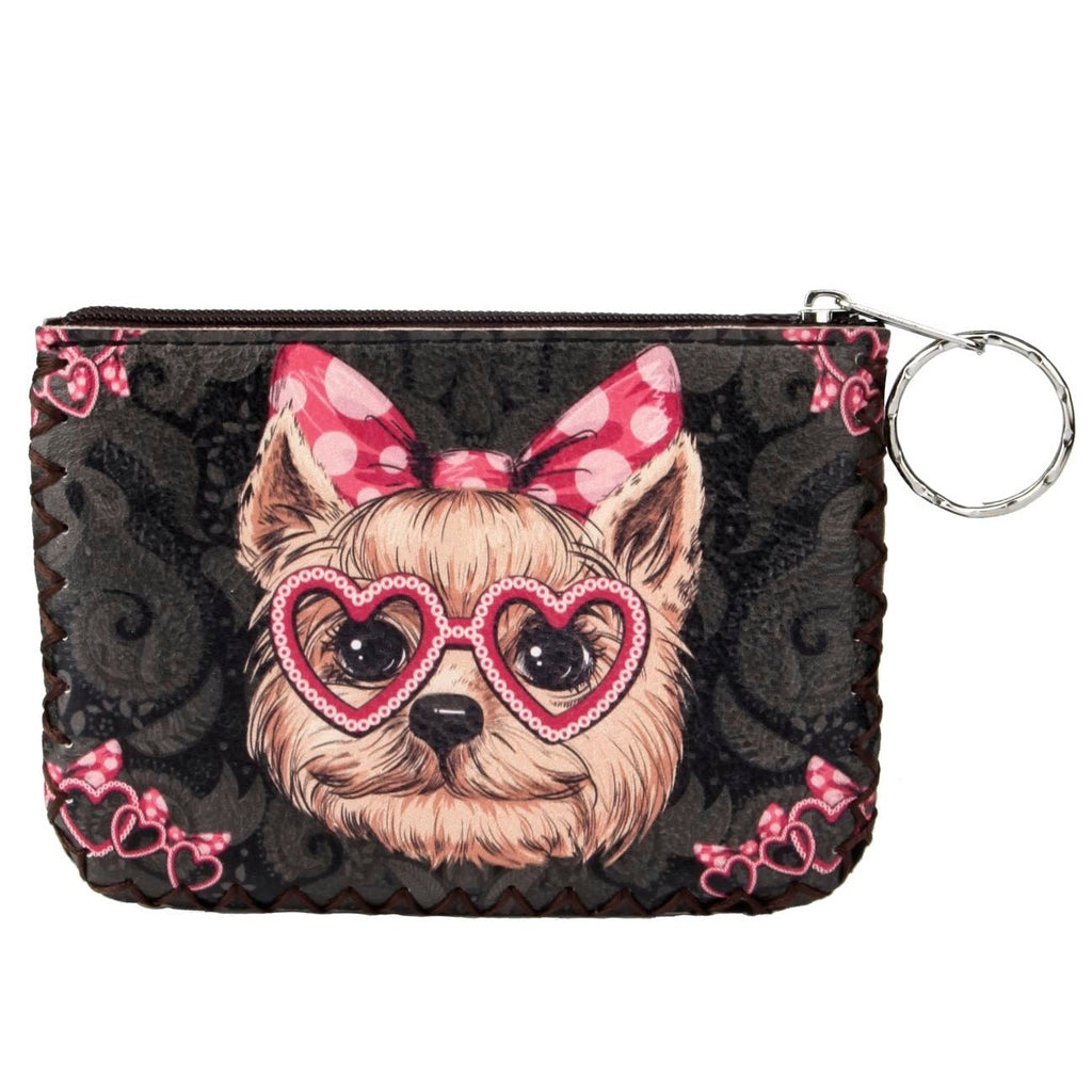 Shih Tzu Dog Print Hand-Stitched Coin Purse HB0665 - No. 95 - view 4