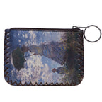 Woman with a Parasol Print Hand-Stitched Coin Purse HB0665 - No. 201