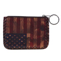 American Flag Print Hand-Stitched Coin Purse HB0665 - No. 7